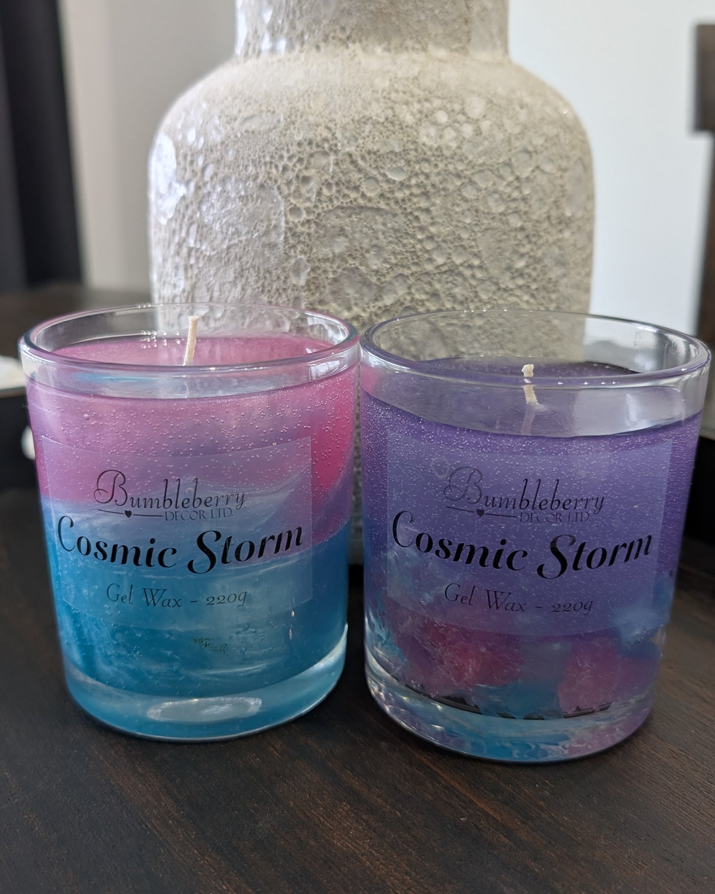 Cosmic Storm Gel Candle
