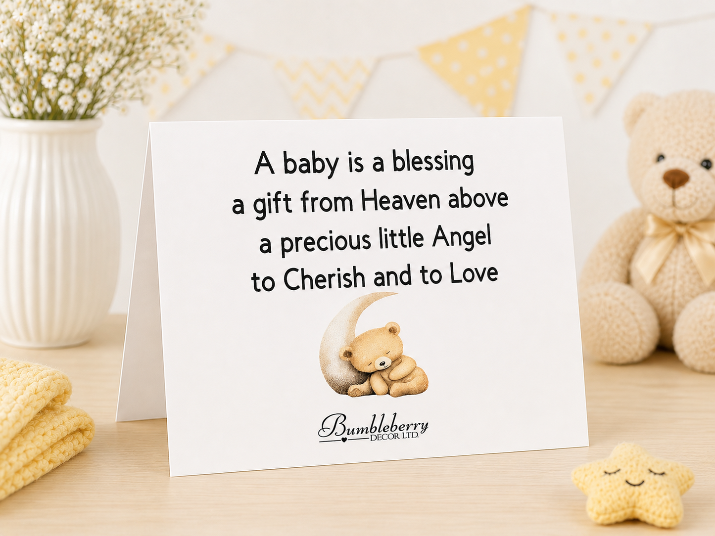 "Oh Baby!" Teddy Bear Favors