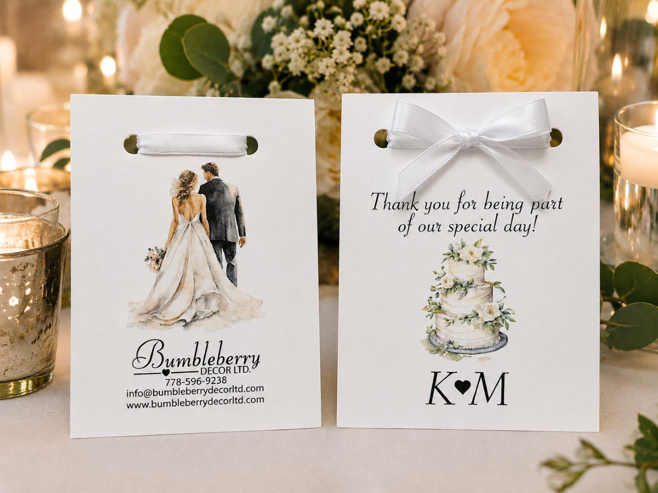 Personalized Wedding Favors - Butterfly Wax Melts