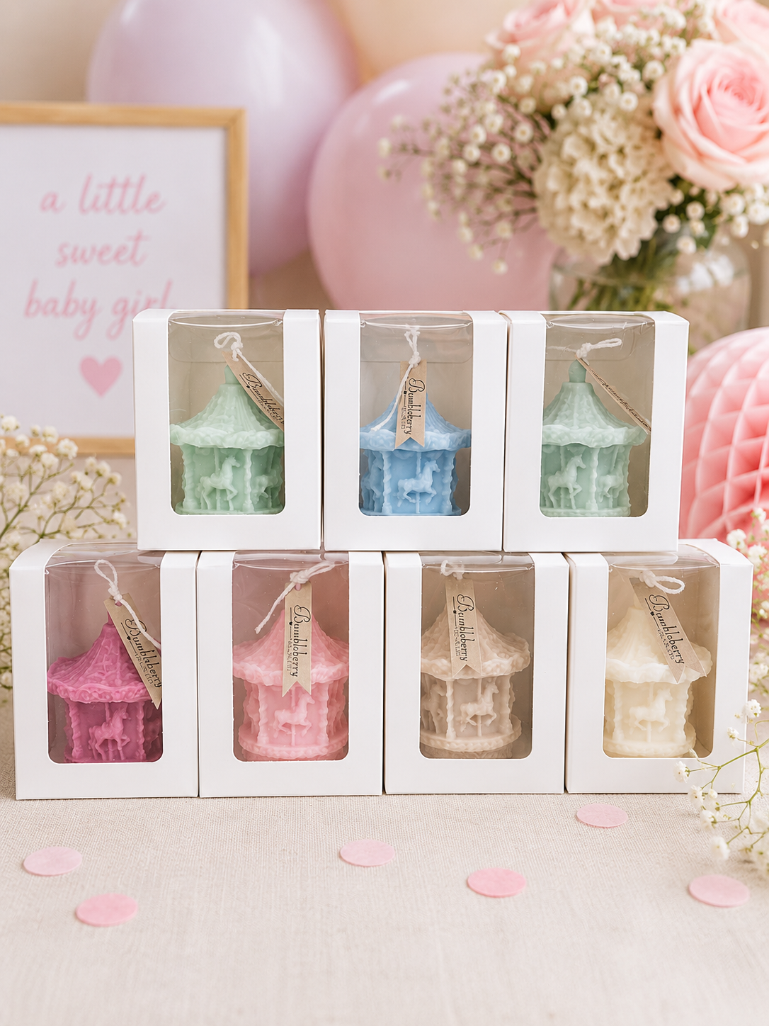 Carousel Candles Favors or Gifts