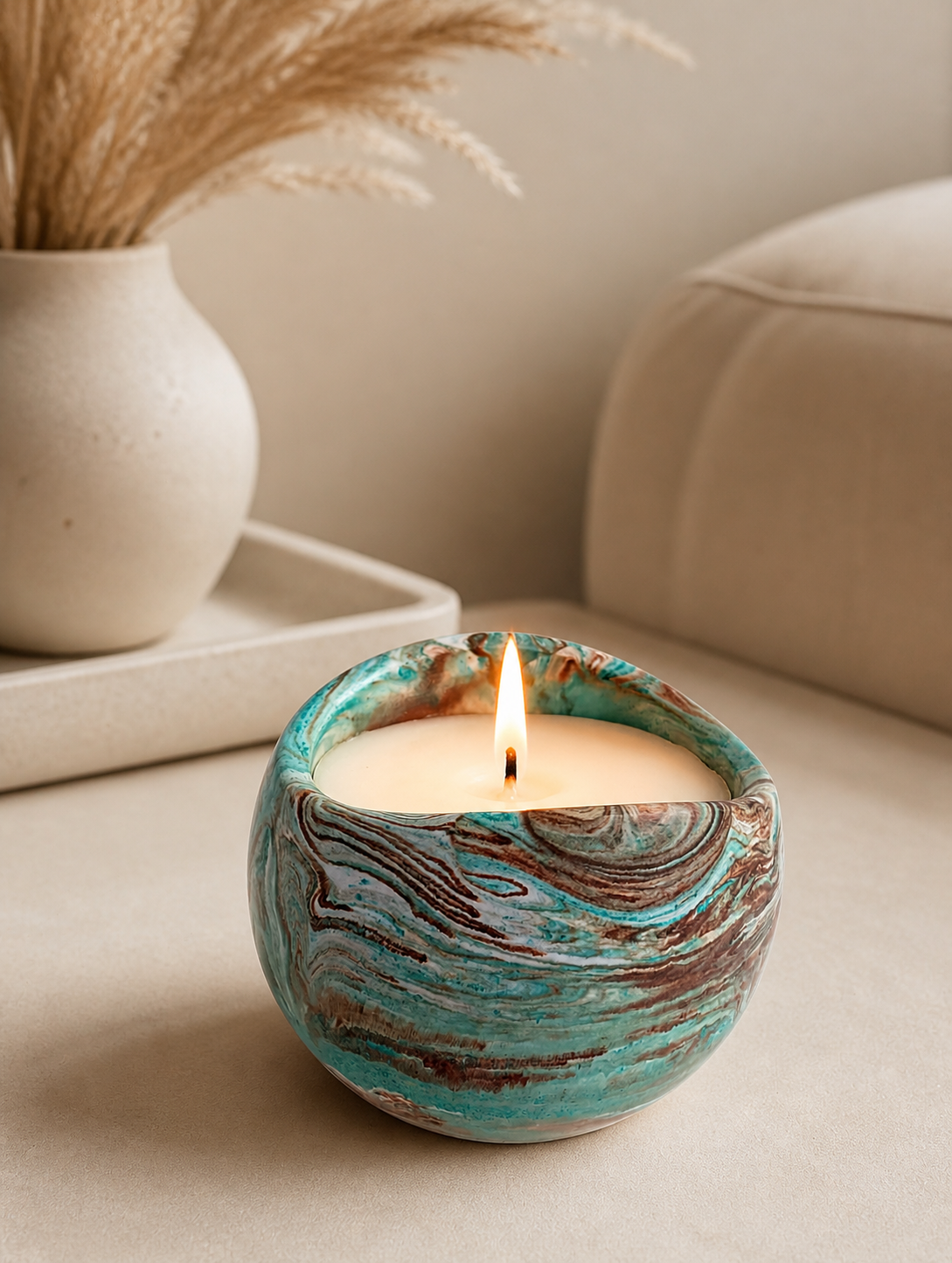 Eco Resin Decor Candle