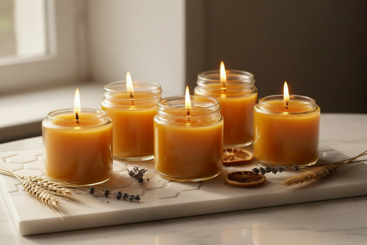 The Honey Glow Collection - Beeswax Candles