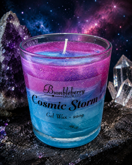 Cosmic Storm Gel Candle