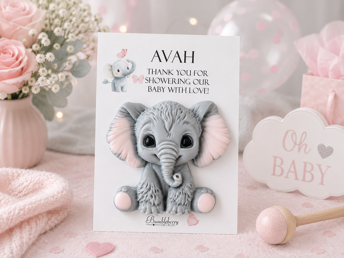 Little Elephant Baby Shower Favor