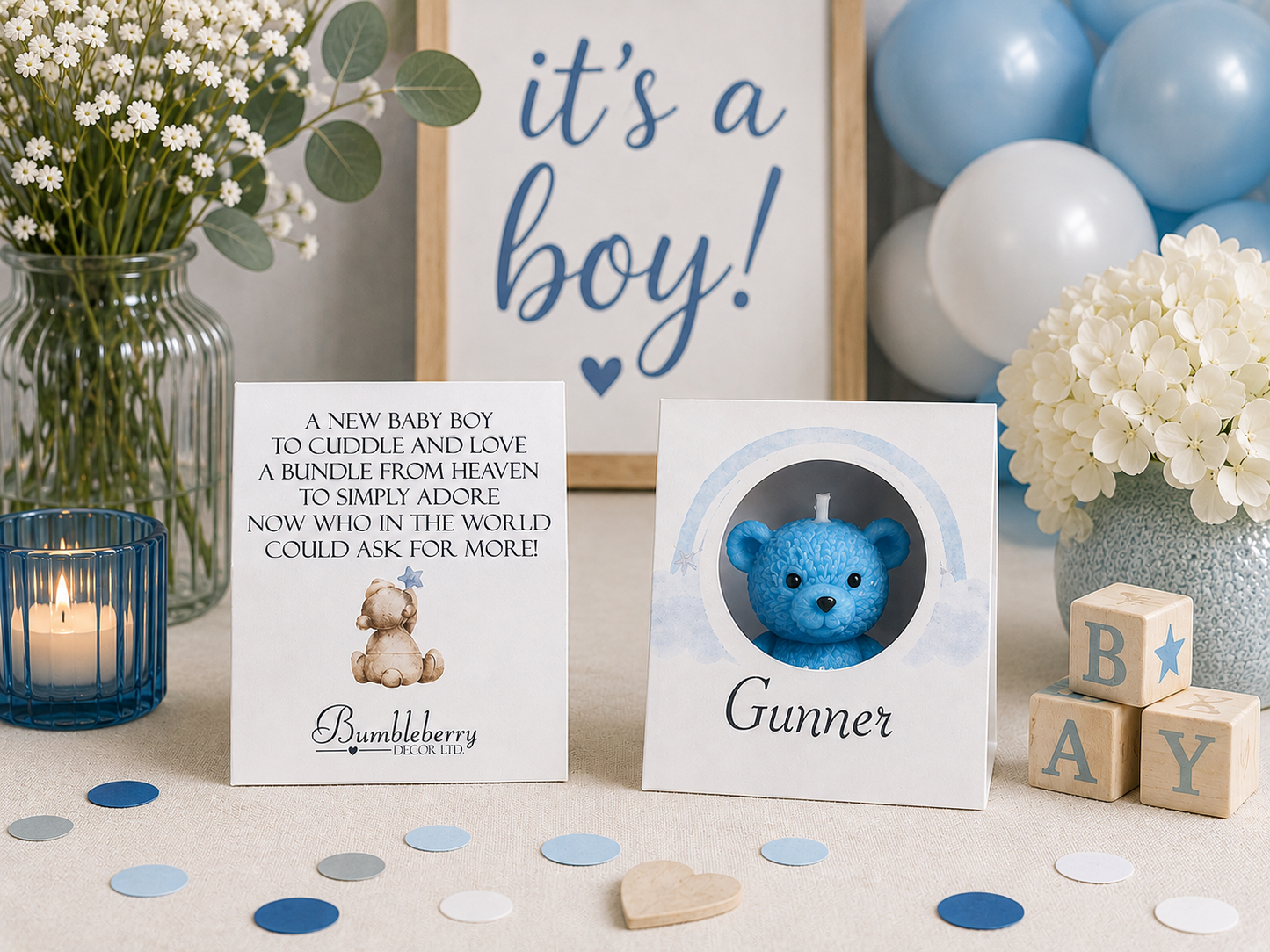 Teddy Bear Favors - Customizable!