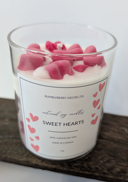 Sweet Hearts Candle