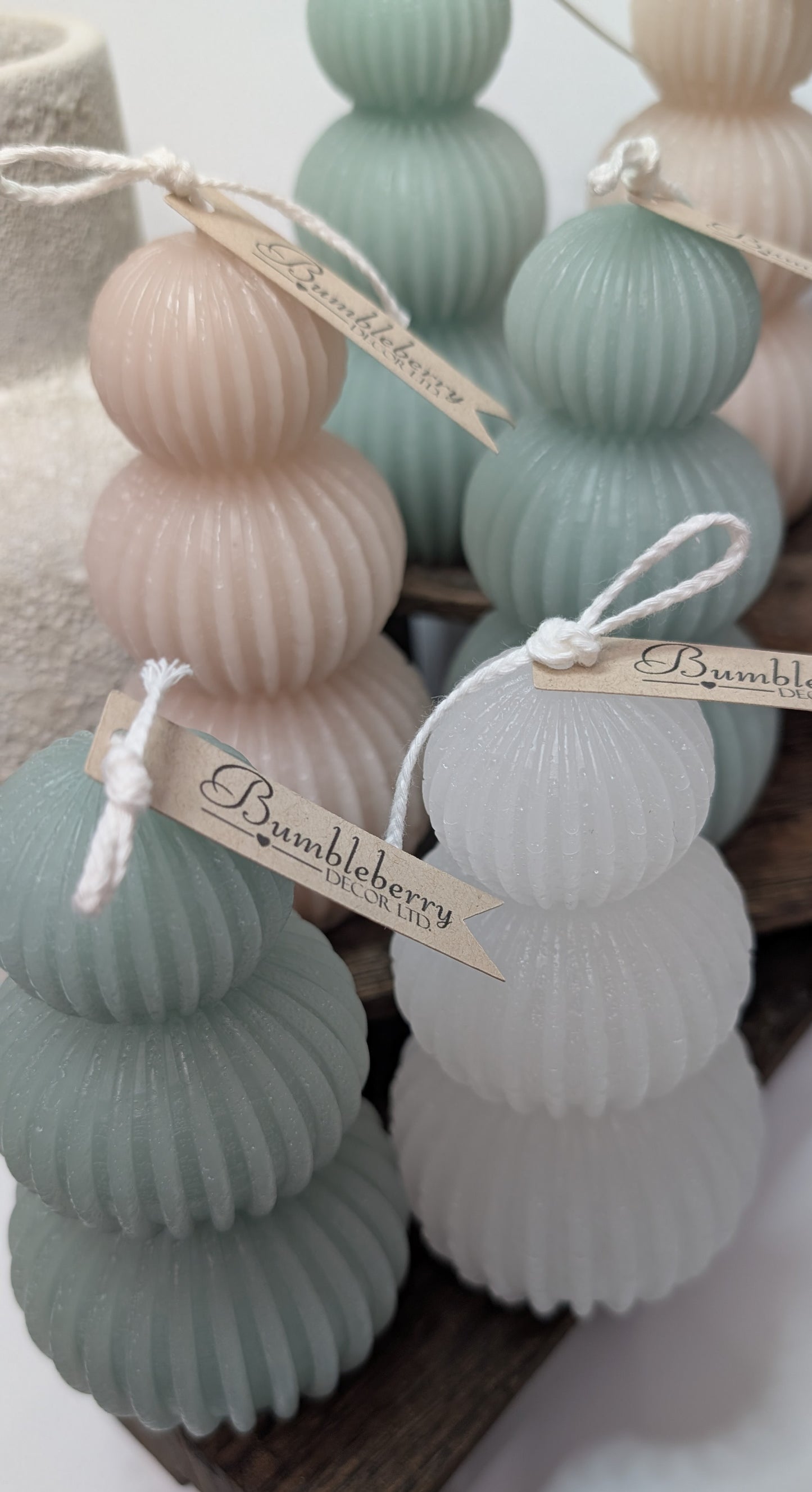 Stacked Ball Candle
