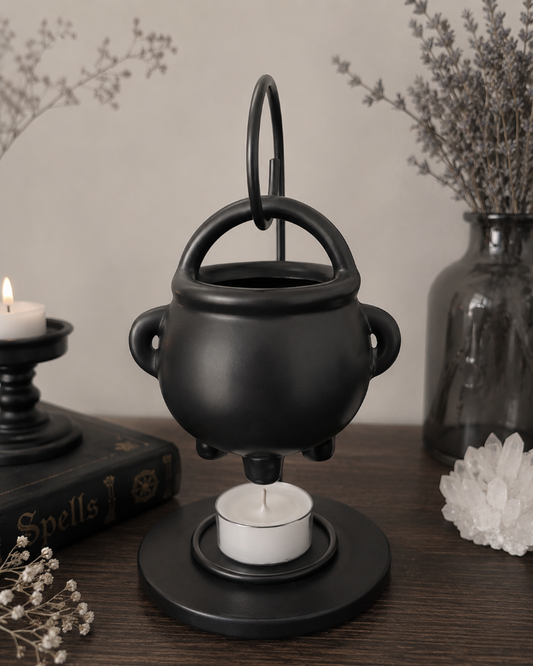 Cauldron Style Wax Burner Gift Set
