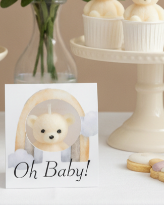 "Oh Baby!" Teddy Bear Favors
